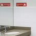 Excello Global Products Employees Must Wash Hands Before Returning to Work Sign - Pack of 3