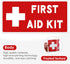 Ymapinc 3Pcs Medical Stickers, Self Adhesive Waterproof First Aid Sign Sticker Emergency Decals Kit Supplies for First