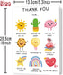 MOROLURU Funny Thank You Card for Teacher, Cute Daycare Teacher Appreciation Cards Gifts for Men Women, Thank You