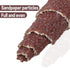 20Pcs Sanding Cone Grinding Wheel - Cone Shape Sandpaper Tapered Cartridge Roll Sanding Polishing Flap Wheel 80 Grit