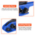Heavy Duty Poly Strapping Tensioner & Cutter Manual Banding Tools for 1/2" -3/4" Width Polyester Polyproplyn Strap