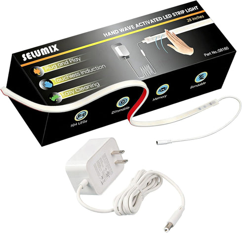 Hand Wave LED Ribbon Lights 28 Inches 6.6W 4200K 1296lumen Dimmable, with