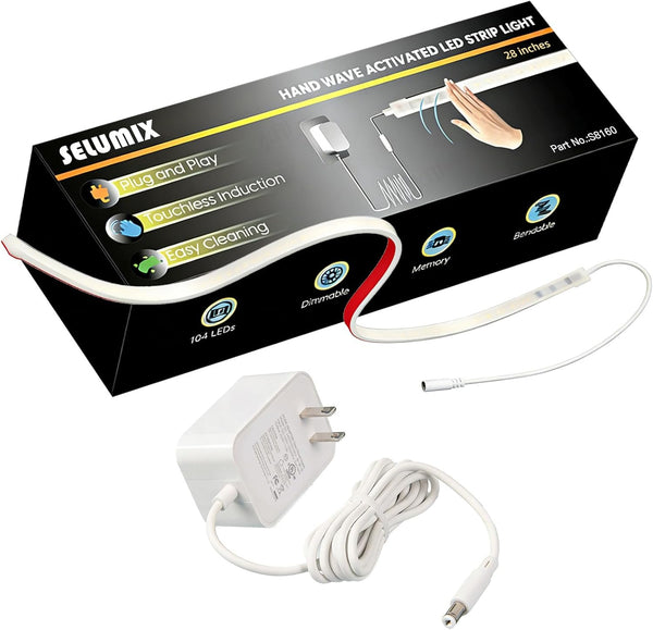 Hand Wave LED Ribbon Lights 28 Inches 6.6W 4200K 1296lumen Dimmable, with