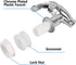 VitaLifePower 16mm Set 2 Pack Beverage Dispenser Replacement Spigot Silver Push Style faucet for Beverage Dispenser