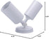 100W, 120V, Outdoor Flood Light Fixture - Spot Lights Outdoor Security Light Fixture, Adjustable Double Cylinder Head