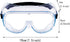 YunTuo 2 Pack Safety Goggles - Adjustable Lightweight Anti-Fog Protective Glasses for Eye Protection