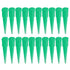 Industrial Blunt Plastic Tapered Tip Dispensing Fill Needle 18Ga Green, 100PCS