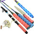 Heat Shrink Tubing for Fishing Rod Wrap, Motorcycle Handgrips, Tools Handle for Better Grip. Black Textured Shrink Wrap