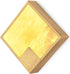 Natural Alabaster Wall Sconce Antique, Square Marble Wall Lighting Dimmable, LED Alabaster