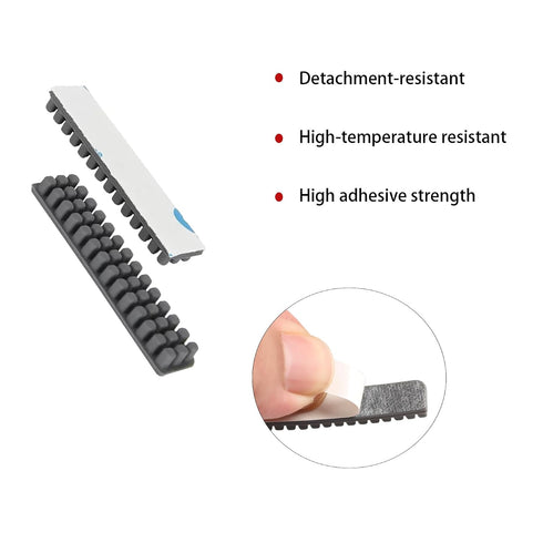TOPNI 6-Pack A1 Nozzle A1 BambuLab Cleaning Tool - Textured Silicone Block Design for Hotend Maintenance, Non-Bristle