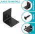 10 1.18"x1.38"x1.18" uxcell Pcs L Corner Bracket Corner Brace Metal Joint Right Angle Brackets Fastener with Screws