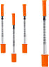 0.5ml 29Ga 1/2 Inch Syringe with Needles, Sterile Disposable, Pack of 100