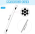 1/8" 2 1.6ft (20") PATIKIL Dia Vinyl Coated Stainless Steel Cable with Loops, Pcs Flexible Wire Rope Security Chain