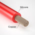 Goupchn Silicone Test Leads - 5PCS Test Hook to Hook Cables Wires with Dual IC Test Hooks Clips for Electronic Testing