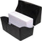Innovative Storage Designs Plastic Card File - 4" x 6", 300-Card Capacity, Black