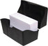 Innovative Storage Designs Plastic Card File - 4" x 6", 300-Card Capacity, Black