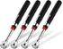 Rechabite 4 Pieces Telescoping Magnetic Pickup Tool, 20LBs Extendable 7" to 30.5" with Pen Clip Design for Men