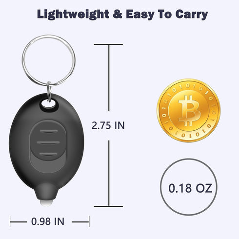 Daemson (96PCS) Mini LED Keychain Flashlight, Ultra Bright Tiny Flashlight, Small Keychain Flashlight White Light