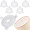 Lekgavd 6 Pcs Lamp Shade Adapter Ring, E27 Plastic Lampshade Reducing Rings Adapter,