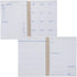 Paper Junkie Budget Tracker Notebook - 8.5 x 6 in Hardcover, Undated Format, Gold Foil Dots for Financial Planner