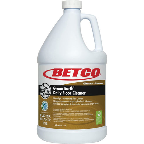 Betco 5360400 Floor Cleaner, Foaming, Neutral pH, 1 Gallon, Yellow