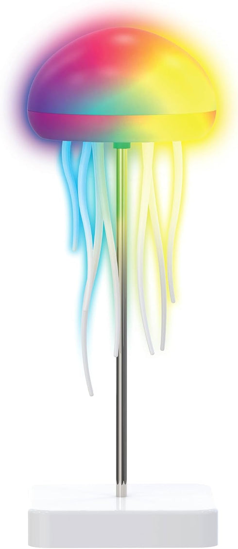 InnoVibe Jellyfish Desk Lamp RGB LED Light for Bedroom, Office & Nightstand, Color-Changing Table Lamp with Rotating