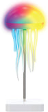 InnoVibe Jellyfish Desk Lamp RGB LED Light for Bedroom, Office & Nightstand, Color-Changing Table Lamp with Rotating