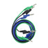 Qingdinu 5PCS 4MM 1M(Blue) Double Ended Stackable Banana Plug Male Jack High Voltage Silicone Wire Multimeter Test