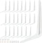 ZOENHOU 24 Pack 8 x 10 Inch White Shelf Brackets, Heavy Duty