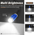 3 Vekkia Rechargeable LED Neck Reading Light, Book Lights for Reading in Bed, Brightness Levels, Flexible Soft Silicone