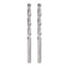 uxcell Solid Carbide Twist Drill Bits 2.8mm, Metric Left Hand Spiral Flutes for Stainless Steel, 2pcs