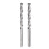 uxcell Solid Carbide Twist Drill Bits 2.8mm, Metric Left Hand Spiral Flutes for Stainless Steel, 2pcs