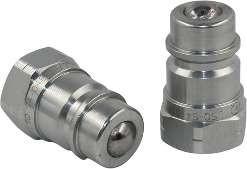 LSQ-S4-04PF 1/2‘’ NPT 2 PCS - 1/2" Ag ISO 5675 Hydraulic Disconnect Quick Connect Male Coupler