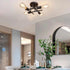 Modern Ceiling Light Fixture, Sputnik Chandelier, Mid Century Vintage Industrial Pendant Lighting for Living Room