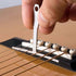 Luatoxry 9Pcs Set 7.25-20in Guitar Action Gauge, Guitar String Height Gauge, Universal Guitar Radius Gauge