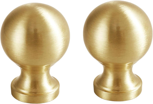 SANCHAKOU Cabinets Drawers Knobs 2 Pack Bedside Table Round Shoe Cabinet Bright Gold