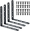 Alise 4 PCS L Brackets Heavy Duty Corner Bracket, 5 X5 Inch