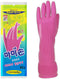 Kitchenware Mamison Quality Rubber Gloves Pink Size M, Waterproof Rubber Gloves 1 Pair, Korean Home and Improvement