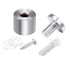 Pelopy 8 Pcs Sign Standoff Screws, Stainless Steel Wall Standoff Mounts for Glass Acrylic Nail (1 x 1 Inch)