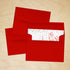 LUXPaper A2 Invitation Envelopes, 4 3/8" x 5 3/4", Holiday Red, 60lb Text, 50 Qty