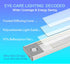 FLAMWILD 3200mAh 3 Closet Counter (8 Inch, 2 Pack) Under Cabinet Lighting, Motion Sensor Light Indoor, Color Temp