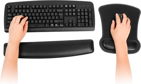 RICHEN Keyboard Wrist Rest Pad and Mouse Wrist Rest Support Set, Ergonomic Support for Easy Typing & Pain Relief