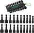 SWANLAKE 20PCS Power Nut Driver Set for Impact Drill, 1/4 Hex Head Drill Bit Set, SAE and Metric