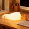 Luditek Laying Flat Duck Night Light, 3 Level Touch Dimmable Rechargeable Beside