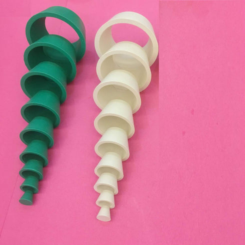 9 Count Filter Adapter Cones Set - Buchner Funnel Flask Adapter Set with Tapered Collar