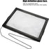 Sonew Foldable A4 Magnifying Glass, 3X Magnifier Reading Lamp with 4 LED Lights for Home and Office Use