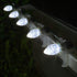 25 Pack C7 Cool White LED Replacement Christmas Light Faceted Bulbs, 0.72W, E12 Base, 2 SMD LEDs in Each Light Bulb,