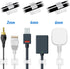 80 PCS Adhesive Cable Clips Christmas Clear Light Strip Mounting Clips Led Light Wire Holder Cable Clamp Organizer for Desk Outdoor Wall Cable by PETKNOWS