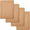 SUPERFINDINGS 20 Sheets A5 Kraft Paper Binder Dividers, 5-Tab/6-Hole Cover Ring Binder