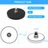 65lbs M8 Rubber Coated Super Strong Rare Earth Magnets,Anti-Scratch Strong Mounting Magnets,Magnet Base with Male